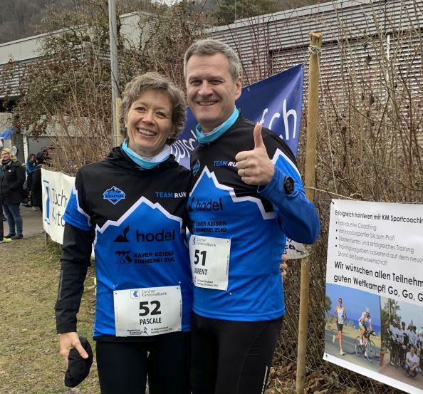 Pascale und Laurent am Reppischtallauf 2019