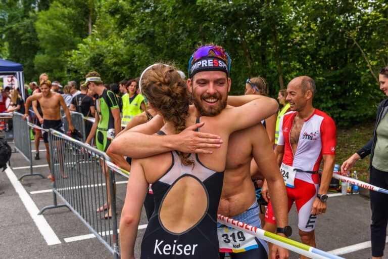 Strahlende Gesichter am Schwyzer Triathlon (19. August 2019)